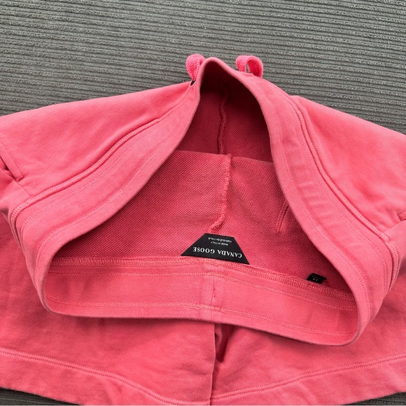 Canada Goose Muskoka Shorts Women L Large Pink Sky Cotton Designer 5’ Inseam. - Picture 13 of 13